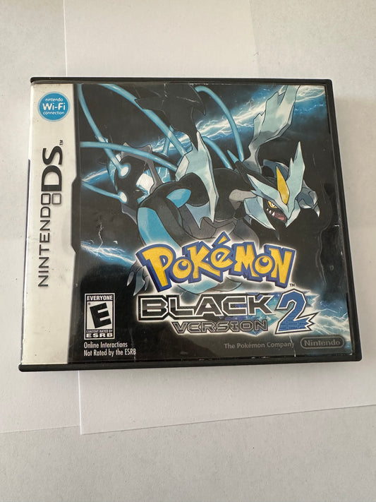 Pokémon black version 2 for the Nintendo DS