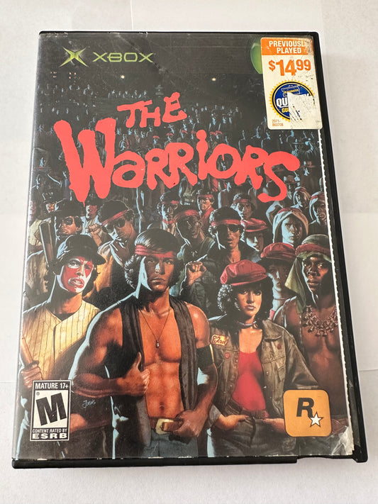 The warriors for the Xbox. Missing manual