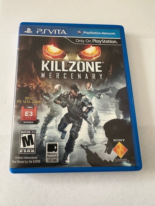 Kill zone mercenary for the Vita