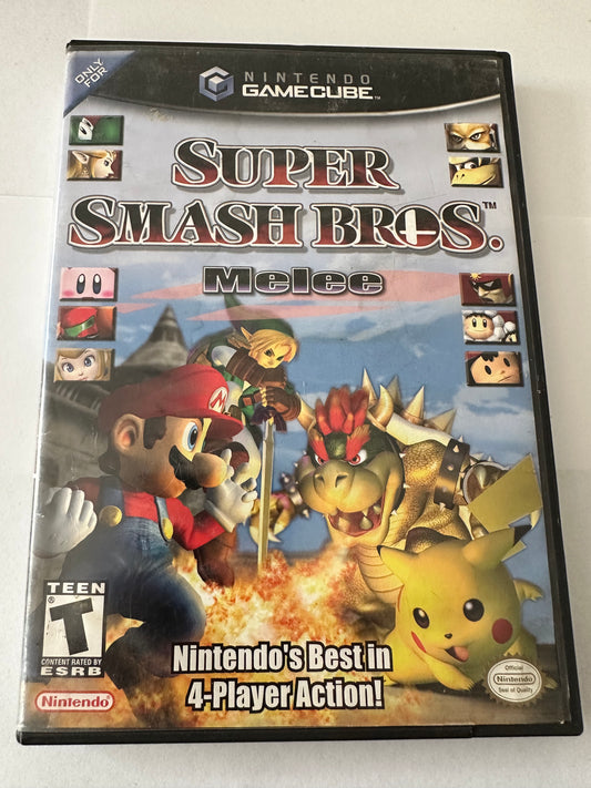 Super smash bros melee for the GameCube