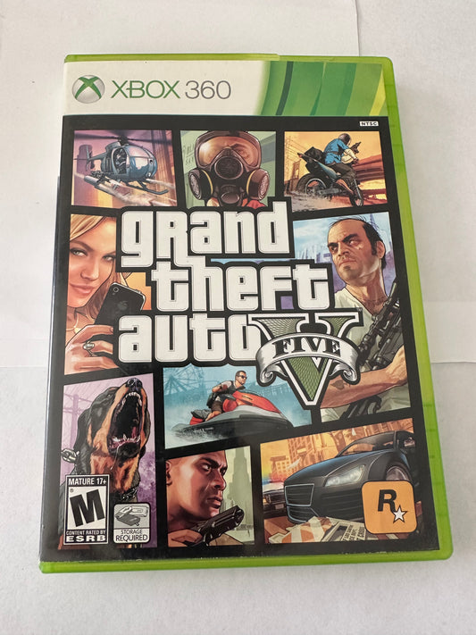 Grand theft auto V for the Xbox 360