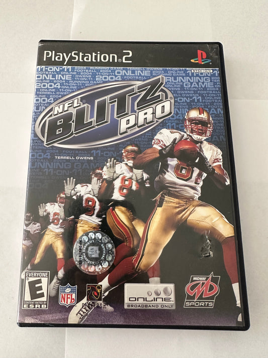 NFL blitz pro for the PS2