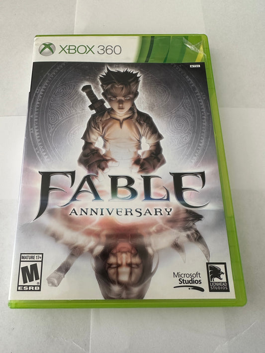 Fable anniversary for the Xbox 360. Missing manual