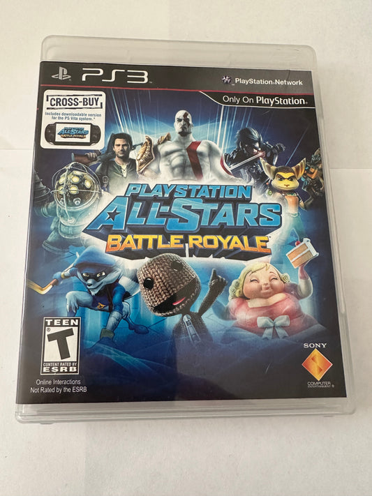 PlayStation All Stars battle royale for the PlayStation 3