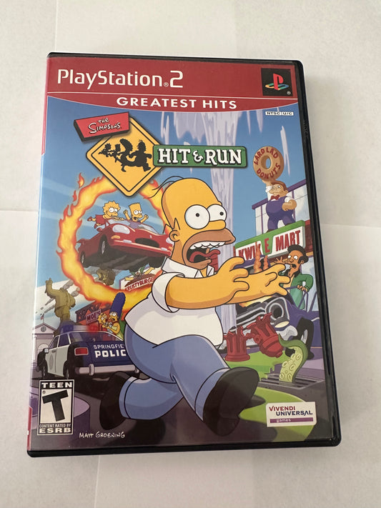 The Simpsons hit n run for the PlayStation 2