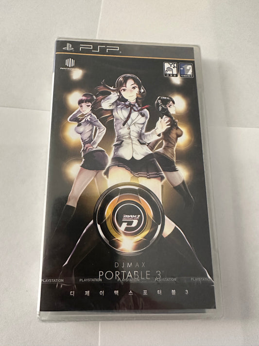 Dj max portable 3 for the PSP. Brand new. Sealed