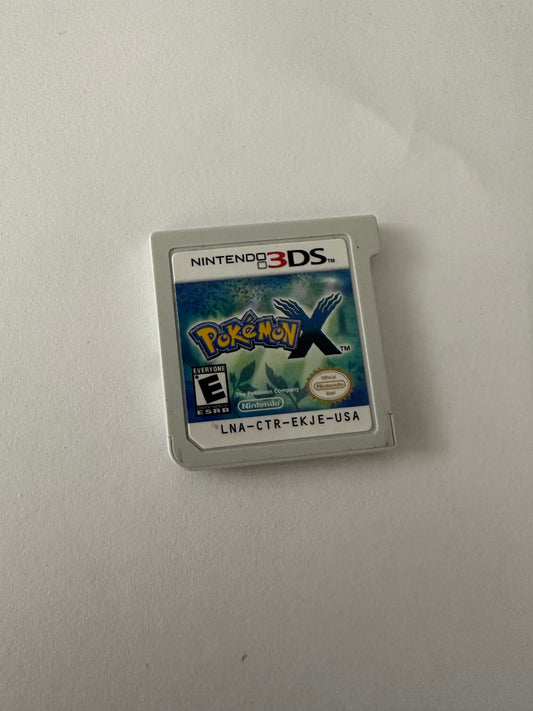 Pokémon X for the Nintendo 3ds. Game only.