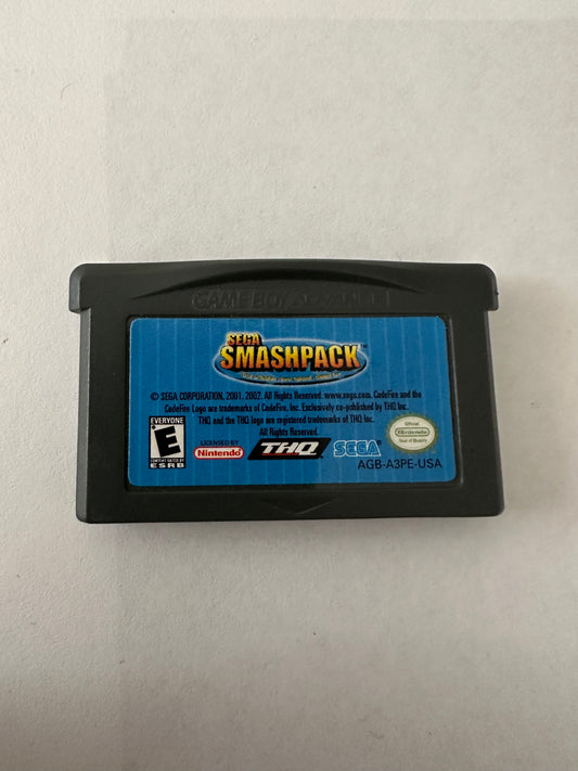 Sega smashpack for the Gameboy advanced game only.