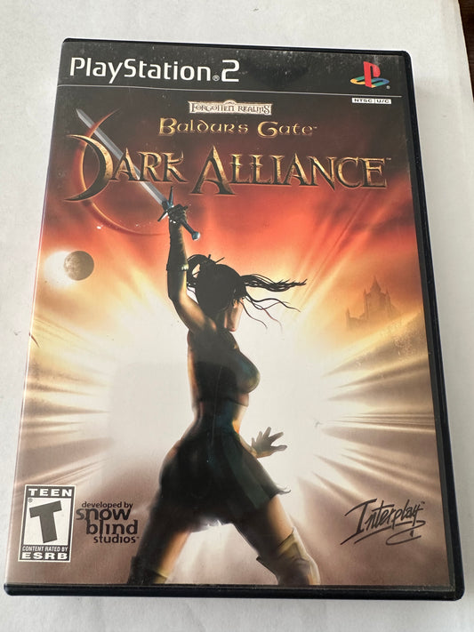 Baldurs gate dark alliance for the PlayStation 2