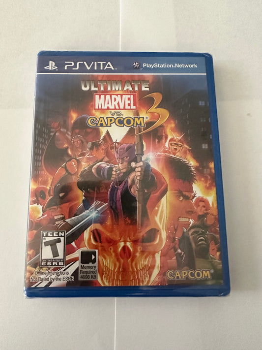 Ultimate Marvel vs Capcom 3 for the vita. Brand new. Sealed.