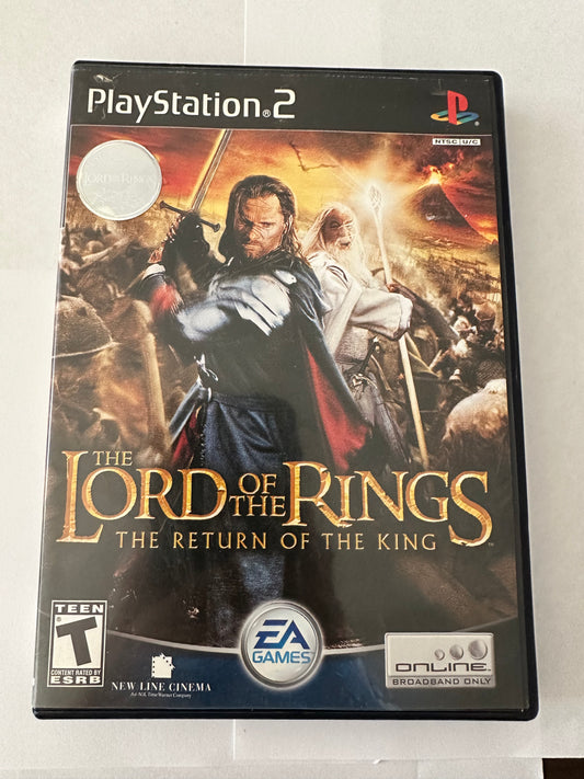 The lord of the rings the return of the king for the PS2