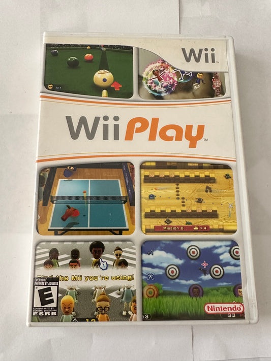 WII play for the Nintendo Wii