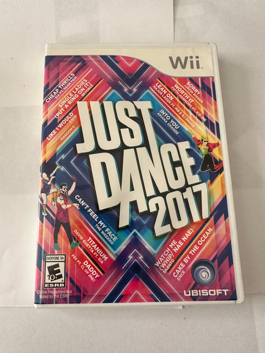 Just Dance 2017 for the Nintendo Wii