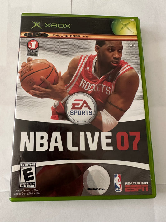 NBA live 07 for the Xbox