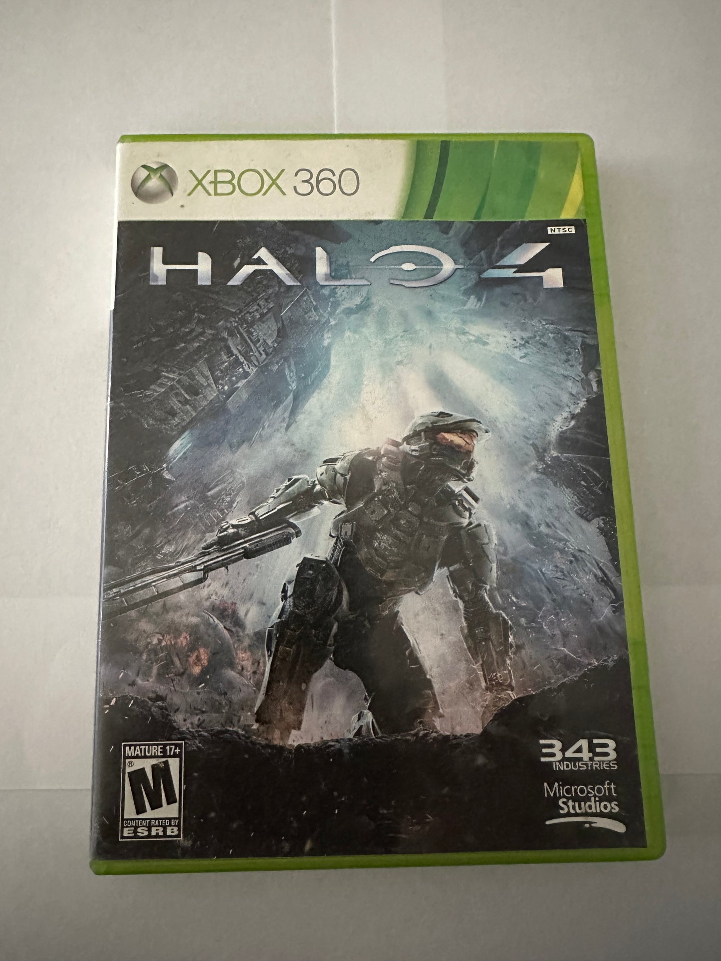 Halo 4 for the Xbox 360. Missing manual