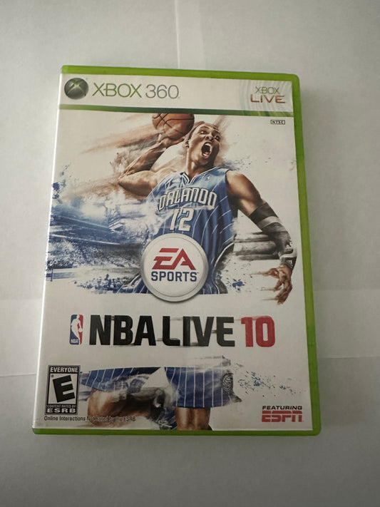 NBA live 10 for the Xbox 360