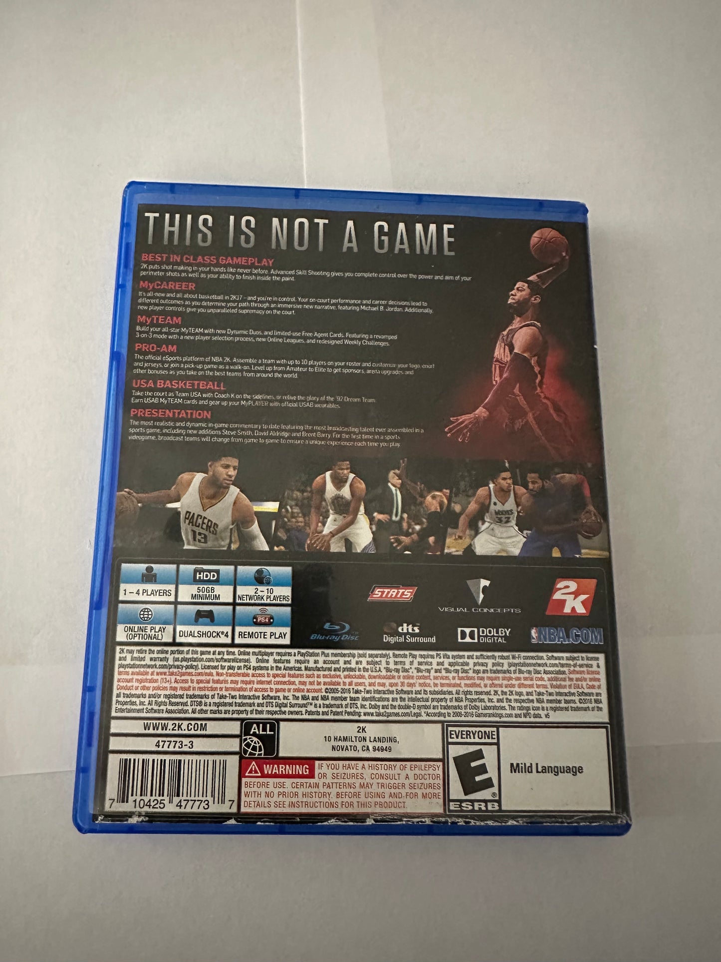 NBA 2K17 for the PlayStation 4