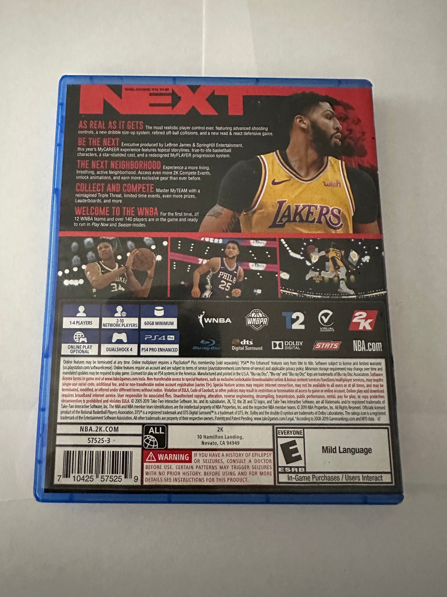 NBA 2K20 for the PlayStation 4