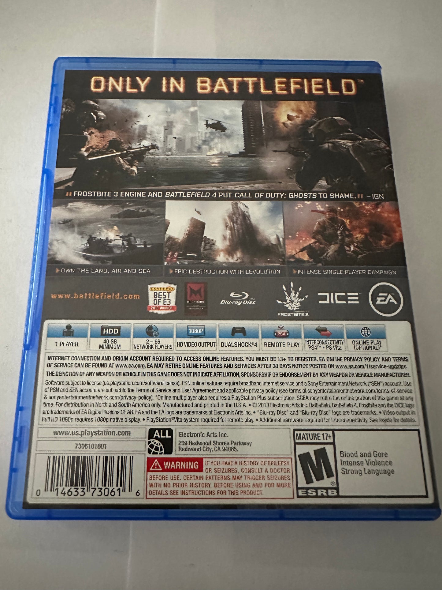 Battlefield 4 for the PlayStation 4