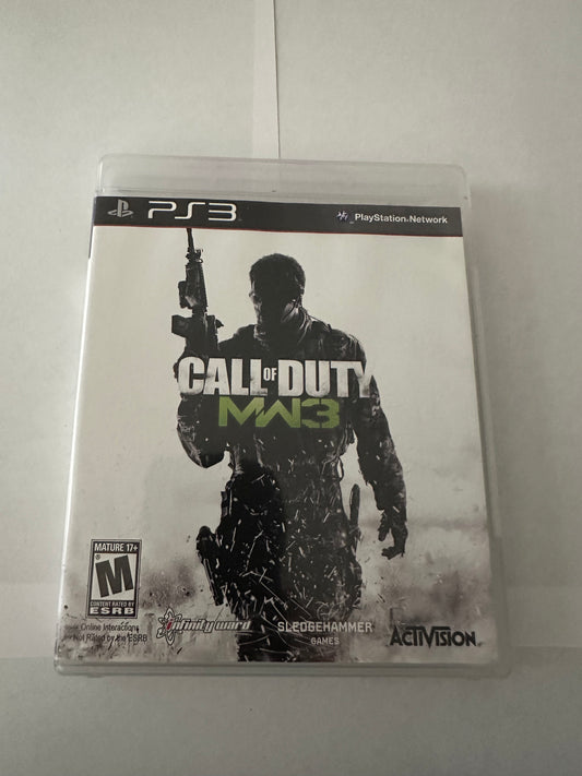 Call of duty modern warefare 3 for the PlayStation 3