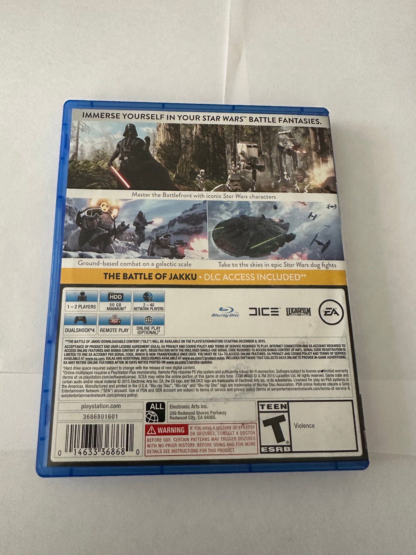 Star Wars battlefront for the PS4