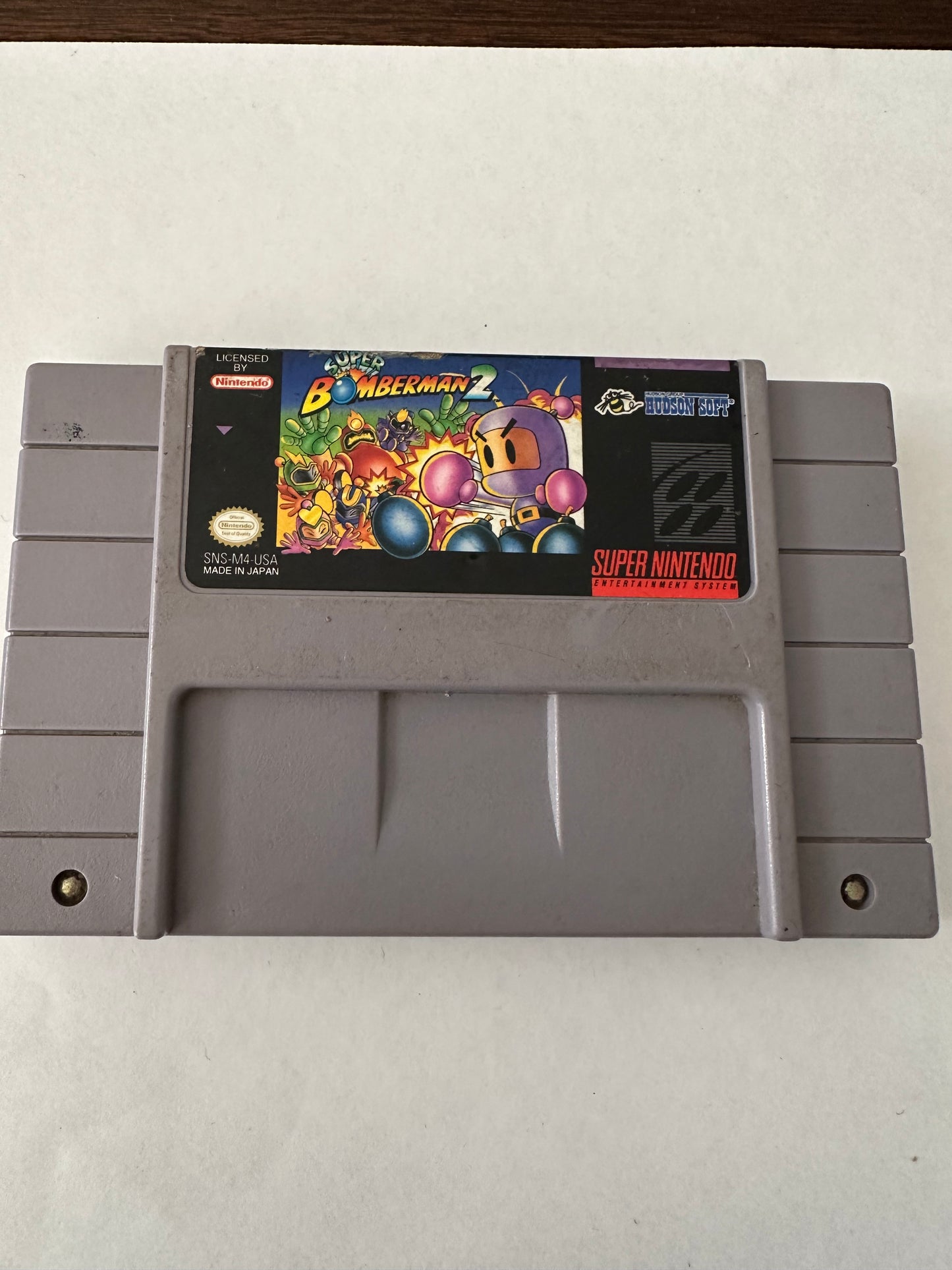 Super Bomberman 2 for the Super Nintendo. Game only.