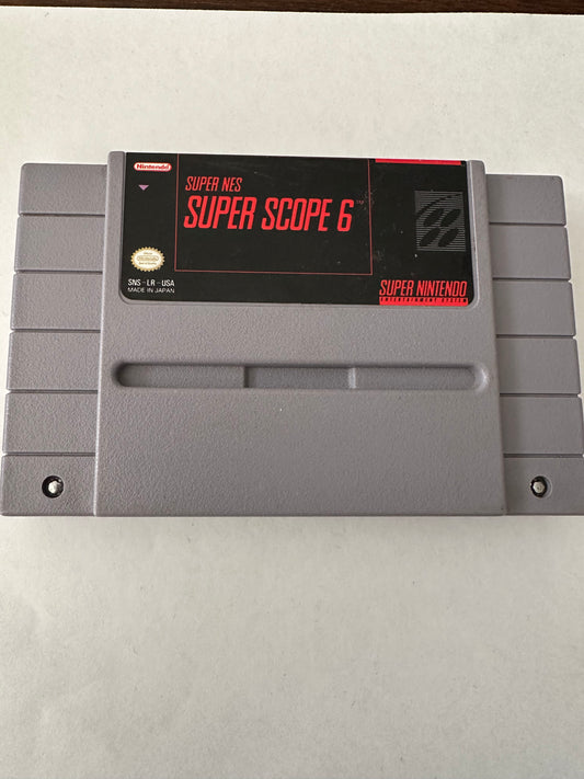 Super Scope 6 for the Super Nintendo. Game only