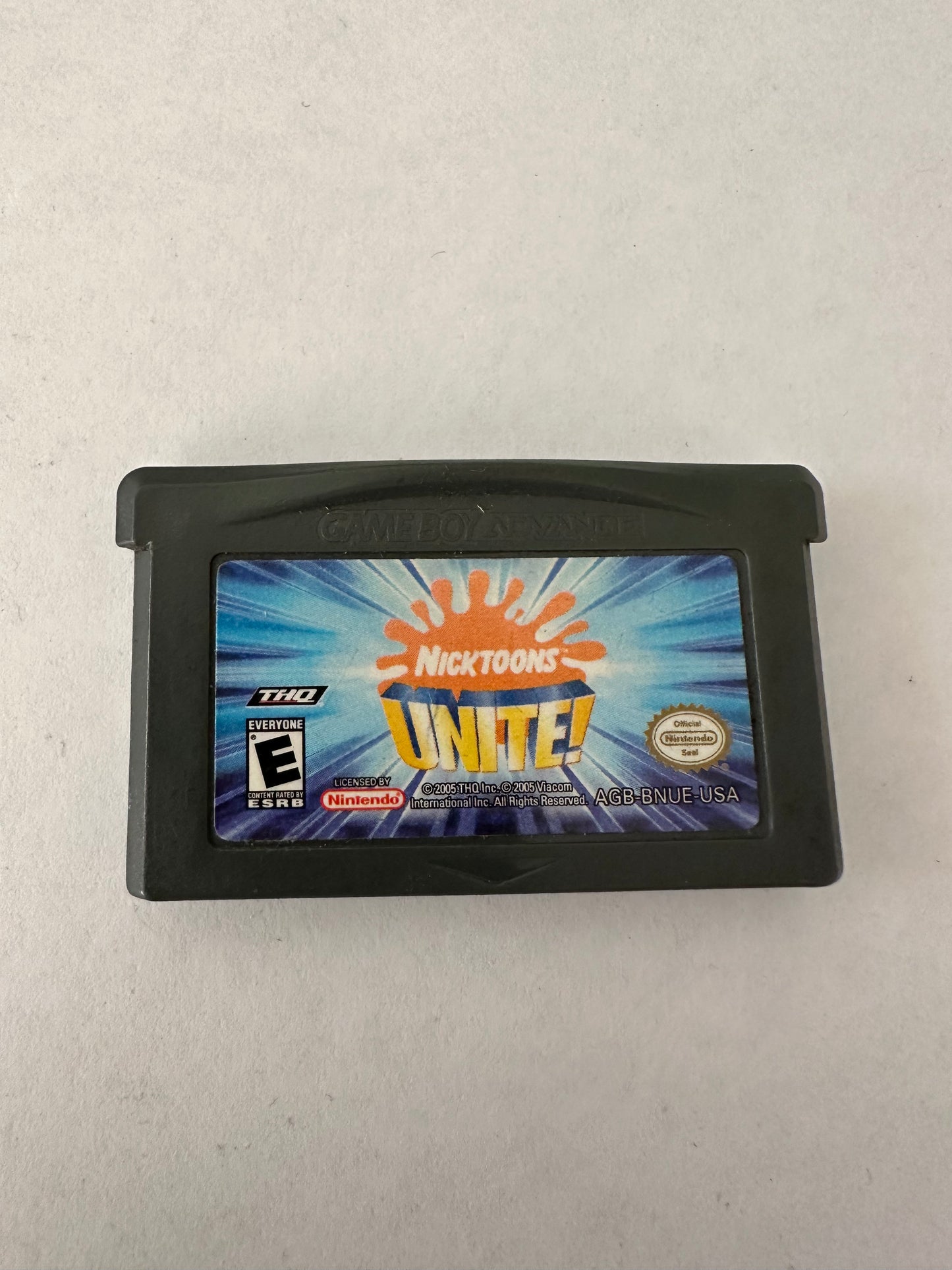 Nicktoons unite for the Gameboy advance. Game only.