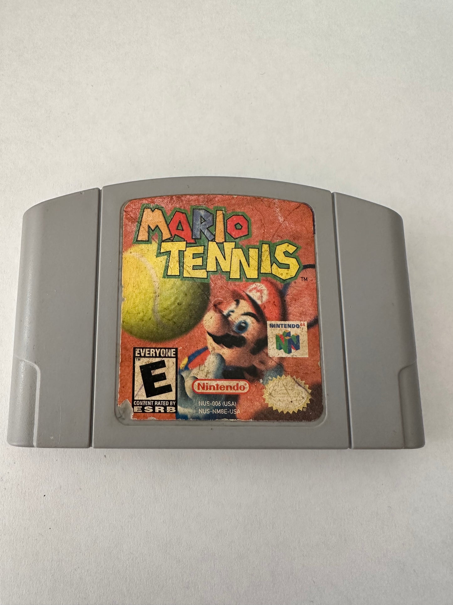 Mario Tennis for the N64. Game only.