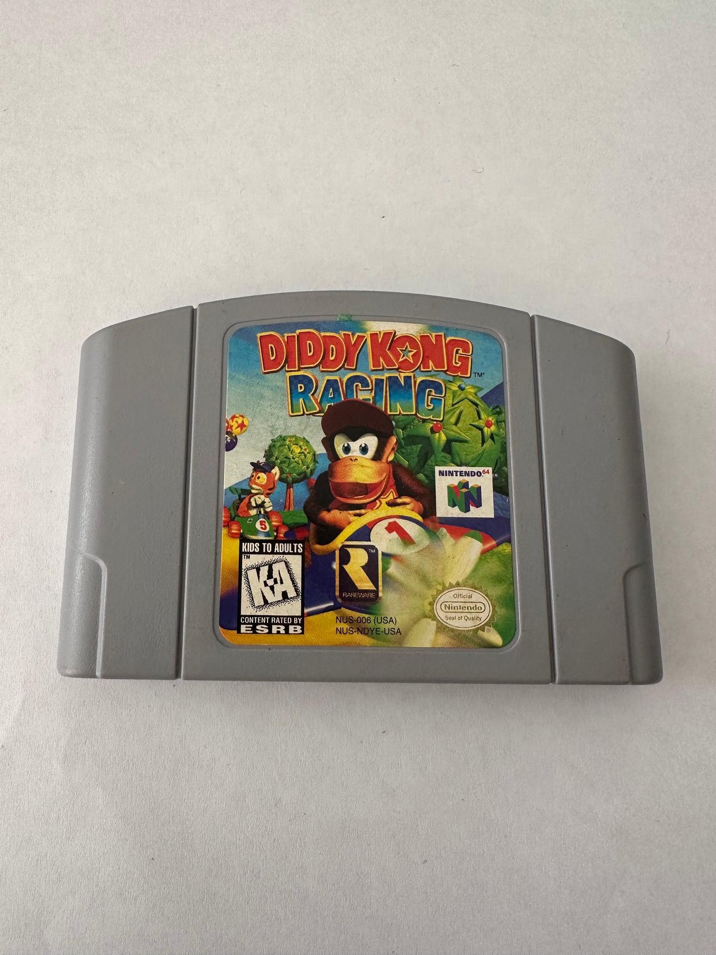 Diddy Kong racing for the Nintendo 64. Game only.