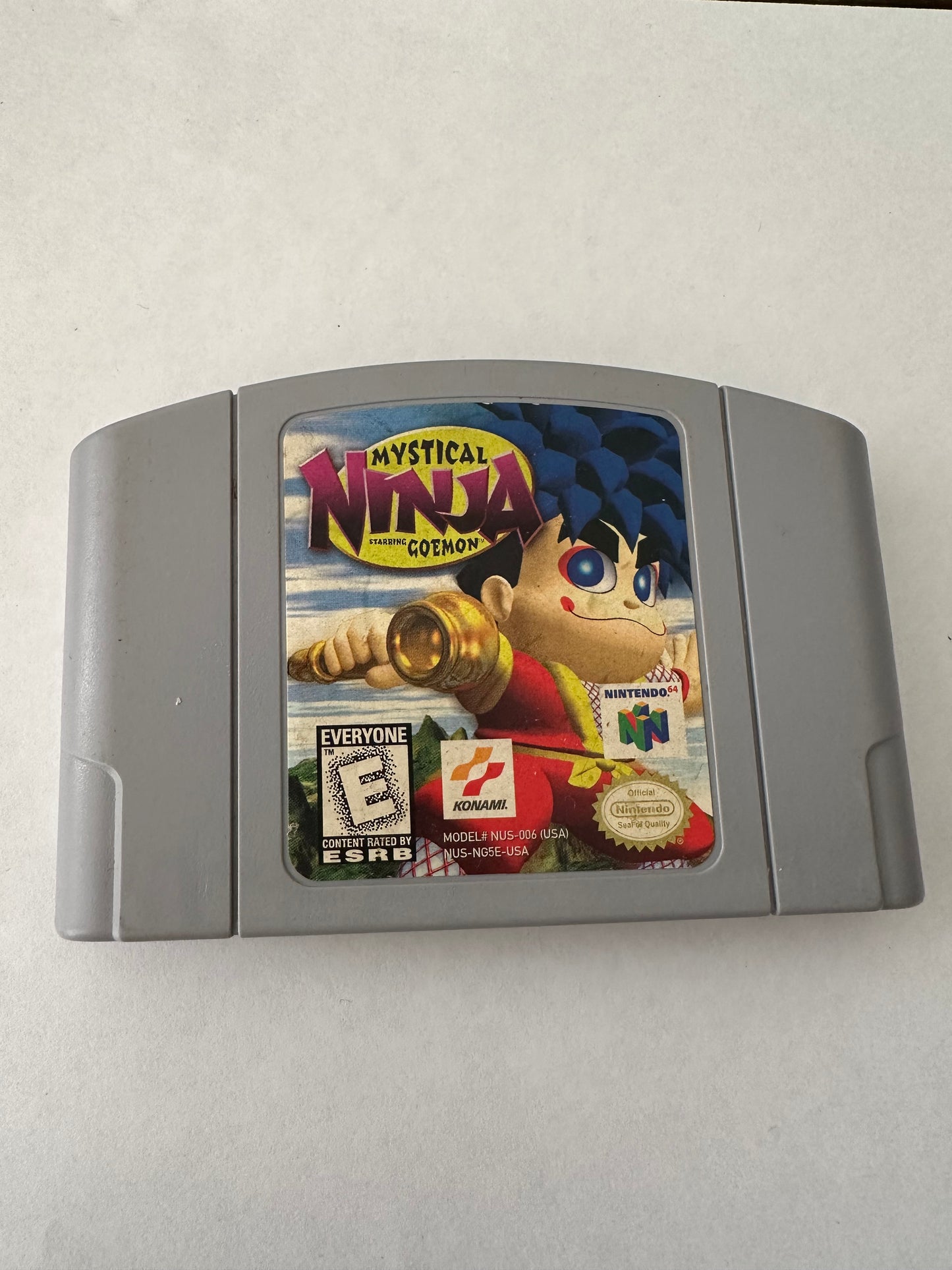 Mystical ninja starring Goemon for the N64. Game only.