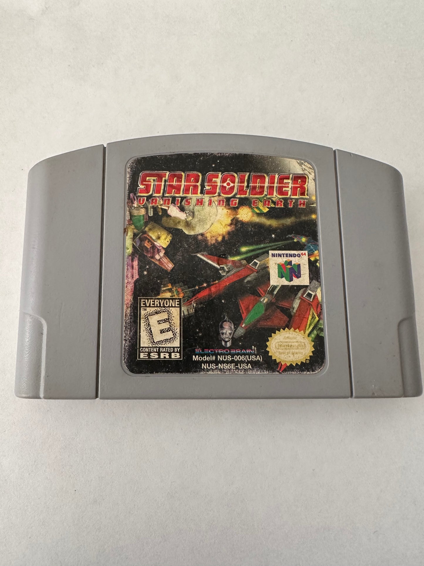 Star soldier vanishing earth for the N64. Game only